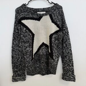 Vintage Havana Black and White Star Sweater